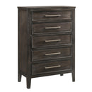 Andover Classic 6 Piece Panel Bedroom Set (Nutmeg)