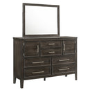 Andover Classic 6 Piece Panel Bedroom Set (Nutmeg)