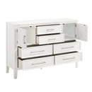 Andover Classic 3 Piece Panel Bedroom Set (White)