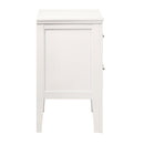 Andover Classic 3 Piece Panel Bedroom Set (White)