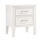 Andover Classic 6 Piece Panel Bedroom Set (White)