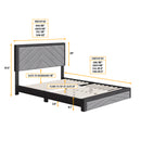 Barcelona Upholstered Platform Bed
