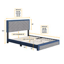 Barcelona Upholstered Platform Bed