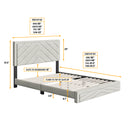Barcelona Upholstered Platform Bed