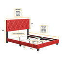 Diamond Upholstered Bed