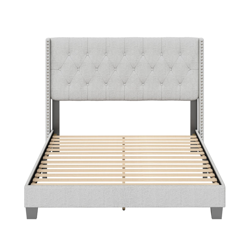 Mia Upholstered Platform Bed