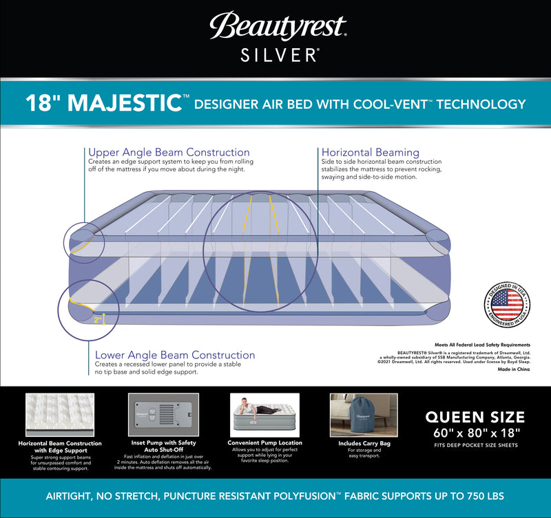 Beautyrest®­ Silver® Majestic™ Air Mattress