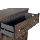 Richfield Smoke Transitional Panel Bedroom Set