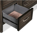 Richfield Smoke Transitional Panel Bedroom Set