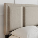 Triptych Upholstered Platfom Bed