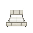 Triptych Upholstered Platfom Bed