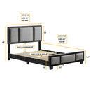 Triptych Upholstered Platfom Bed