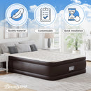 Beautyrest Duet 18” Queen Size Air Mattress with Dual Adjustable Built-in Pump - Blow Up Mattress Best for Camping, Guests, Travel