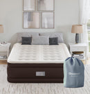 Beautyrest Duet 18” Queen Size Air Mattress with Dual Adjustable Built-in Pump - Blow Up Mattress Best for Camping, Guests, Travel