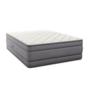 Cushion Aire 20-Inch Queen Quilted Pillow Top Air Mattress with Built-in Pump