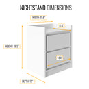 Adagio Swing Door Nightstand