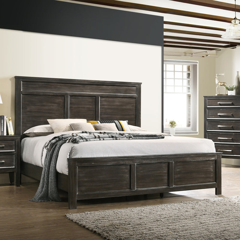 Andover Classic Panel Bed (Nutmeg)
