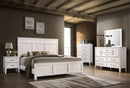 Andover Classic 2 Piece Panel Bedroom Set (White)