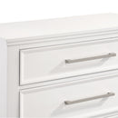 Andover Classic 6 Piece Panel Bedroom Set (White)