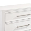 Andover Classic 5 Piece Panel Bedroom Set (White)