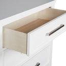 Andover Classic 3 Piece Panel Bedroom Set (White)