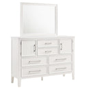 Andover Classic 4 Piece Panel Bedroom Set (White)