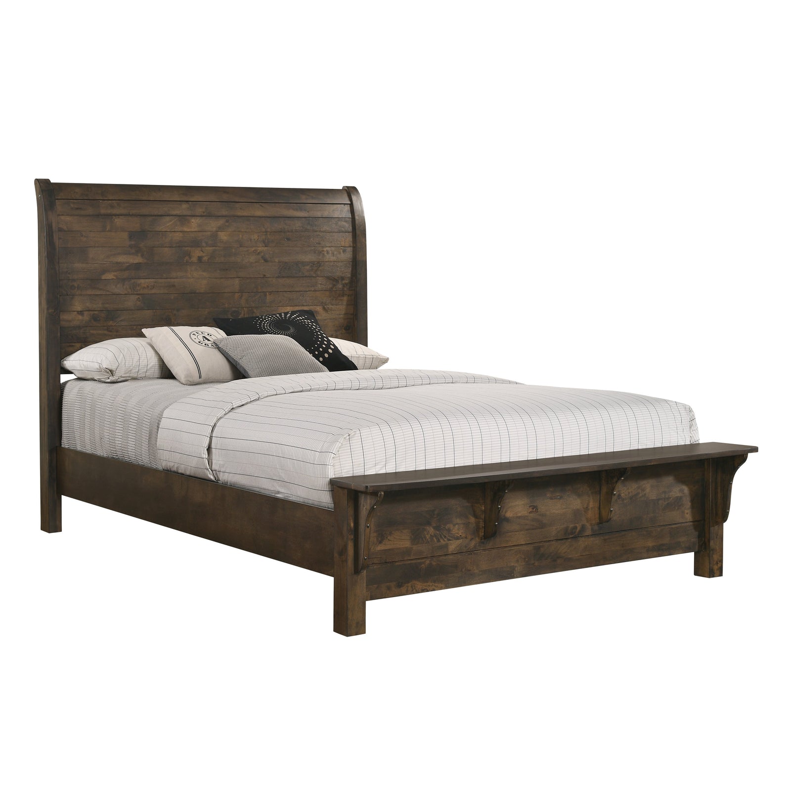 Blue Ridge Rustic Sleigh Bed