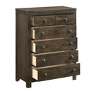 Blue Ridge Rustic Sleigh 5 Piece Bedroom Set