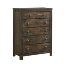 Blue Ridge Rustic Sleigh 5 Piece Bedroom Set