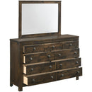 Blue Ridge Rustic Sleigh 4 Piece Bedroom Set