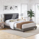 Sail-Away Upholstered Platform Bed