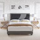Sail-Away Upholstered Platform Bed
