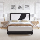 Sail-Away Upholstered Platform Bed