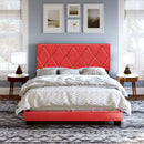 Diamond Upholstered Bed