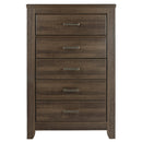 Juararo Transitional Panel 5 Piece Bedroom Set