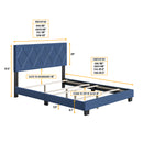 Diamond Upholstered Bed