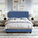 Diamond Upholstered Bed