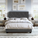 Diamond Upholstered Bed