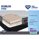 Spring Air 10" Dublin Firm Hybrid Innerspring Mattress