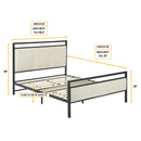 Isadora Metal Platform Bed
