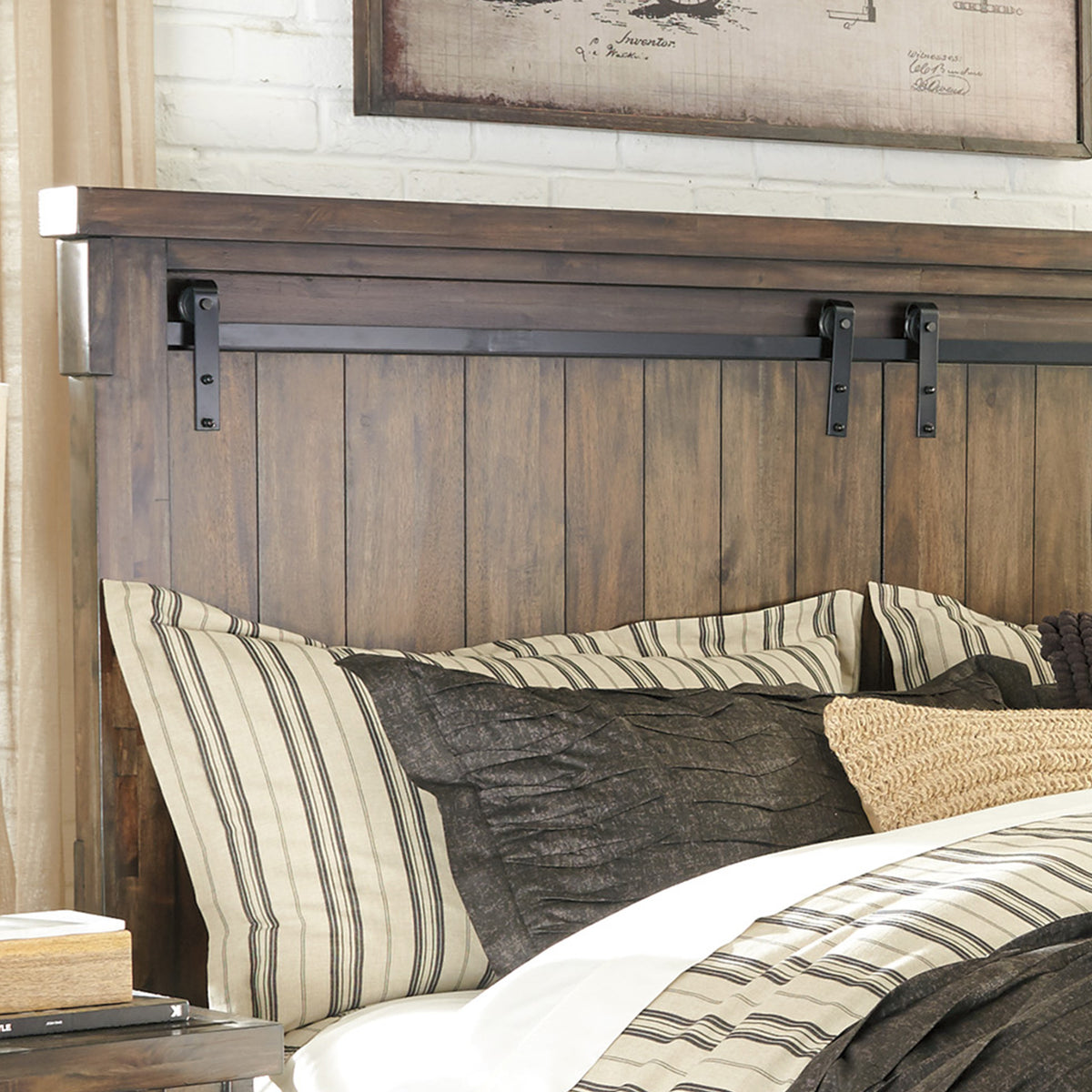 Lakeleigh Industrial Modern Panel 2 Piece Bedroom Set