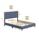 Leah Upholstered Platform Bed