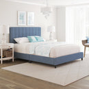 Leah Upholstered Platform Bed