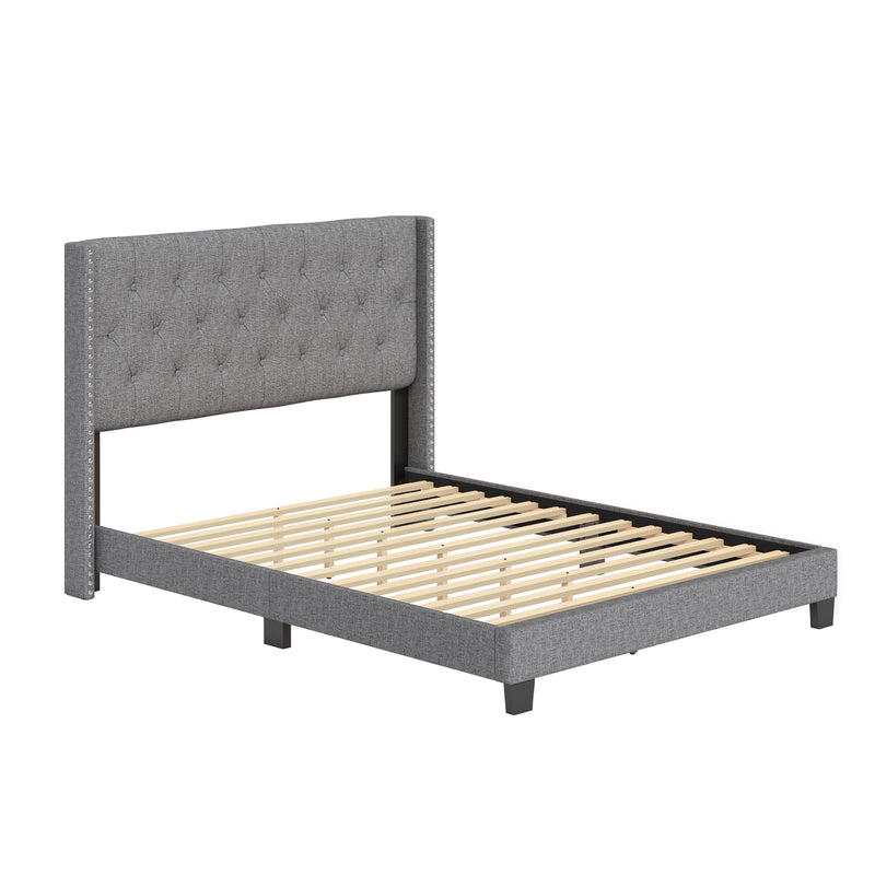 Mia Upholstered Platform Bed