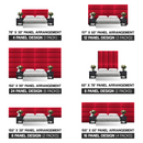 Masterpiece Upholstered Wall Panels Headboard - Set of 4