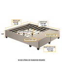 Modena Platform Storage Bed