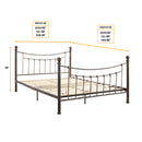 Peyton Metal Platform Bed