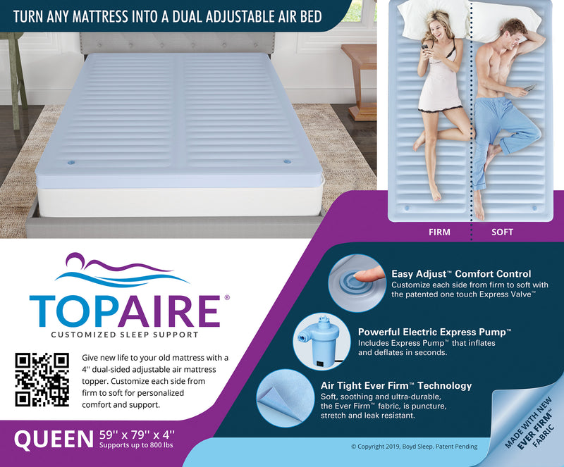 TopAire® Adjustable Mattress Topper