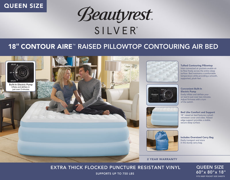 Beautyrest® Silver® Contour Aire™ Air Mattress