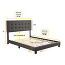 Roma Upholstered Platform Bed
